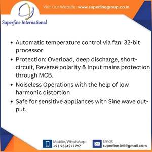 Onduleur solaire à onde sinusoïdale Reve Premium Quality Nxg 1400 700Va, onduleur solaire hybride au taux de vrac - Product Image 4