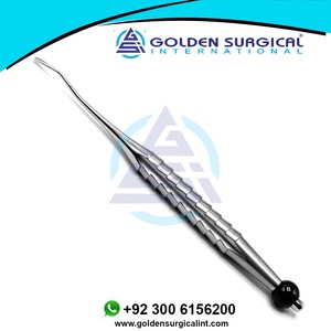 Élévateur dentaire PDL en acier inoxydable, instruments polis, petit spatule angulaire descendante pour la racine, proximateur - Product Image 4