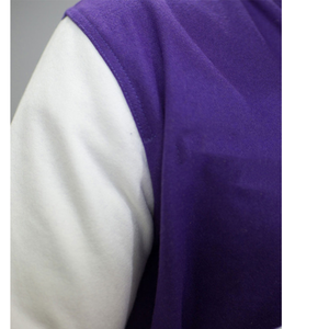 Chaqueta de Béisbol Varsity con Cuello Alto y Logotipo Personalizado para Hombre, Estilo Americano, Lisa, 100% Algodón - Product Image 4