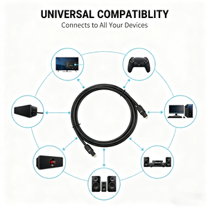 Câble <span class=keywords><strong>audio</strong></span> optique TOSLINK de haute qualité avec gaine en PVC durable pour téléviseurs HD et enceintes <span class=keywords><strong>audio</strong></span> - Product Image 3