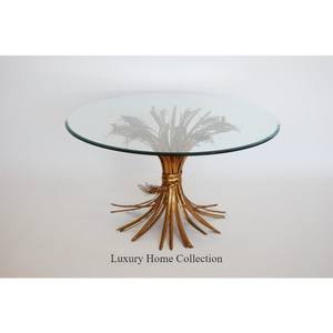 Vente chaude Métal Table D'appoint Et Centre Table Or Couleur En Acier Inoxydable Miroir Poli Admirable Look Forme Ronde Table Basse - Product Image 5