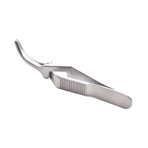 Mecanismo de bloqueo cruzado de fórceps manuales rectos articulados de acero inoxidable Miller dental quirúrgico QNQ personalizado para uso hospitalario - Product Image 1