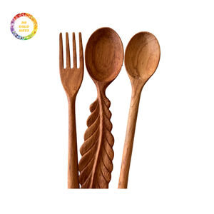 Cuchara de Madera Diseñada para Cocinar a Diario, Mango Suave y Calidad Estable para Pedidos al por Mayor - Product Image 1