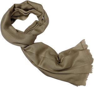 Bufanda de Cachemira de moda de invierno larga pura 100% para hombres y mujeres, accesorios elegantes y cálidos, patrón impreso de logotipo personalizado de colores puros - Product Image 3