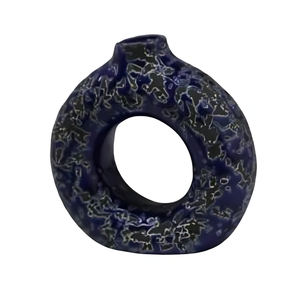 Maceta de cerámica refinada que combina con interiores rústicos o terrosos modernos hechos para exhibir vegetación con gracia natural - Product Image 1