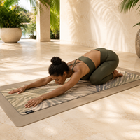 Serviette de yoga en microfibre sur mesure, super absorbante, antidérapante, portable, pour Bikram Yoga, gym et exercices