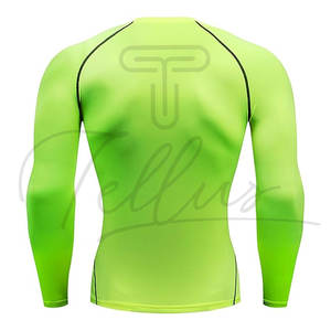 Camisetas de Compresión Deportivas para Hombre, Secado Rápido, Spandex/Poliéster, Impresión Digital Personalizable, Camisetas de Entrenamiento - Product Image 2