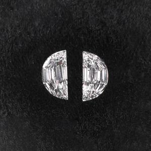 Par de Diamantes Cultivados en Laboratorio con Corte Luna Antigua, Tendencia Principal, con Certificado IGI, Forma de Fantasía, Diamantes Sueltos para Fabricación de Pendientes a Bajo Precio - Product Image 4