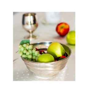 Accessoires de cuisine bol en argenterie au design vintage bol en cuivre argenté de haute qualité pour le bol en cuivre le plus vendu à bon prix - Product Image 1