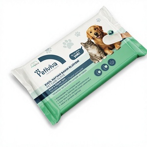 MED-COVER Gants de nettoyage jetables pour chiens et chats – Lavage à sec sans eau - Product Image 1