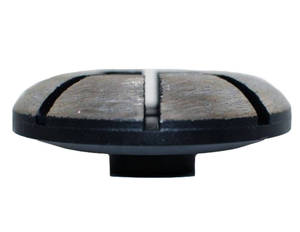 LEADING Disco de desbaste de diamante convexo de 3 pulgadas / 80 mm con 5 segmentos y unión metálica para pulido de suelos de granito, pulido en húmedo y en seco - Product Image 6