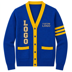 Custom sorority <b>cardigans</b> acrylic knitted KSU university women's sweaters V-neck Greek logo college varsity <b>cardigan</b> - Product Image 1