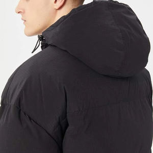 Veste d'hiver pour hommes de haute qualité en coton rembourré à capuche veste en toile décontractée coupe-vent fermeture à glissière Streetwear - Product Image 3