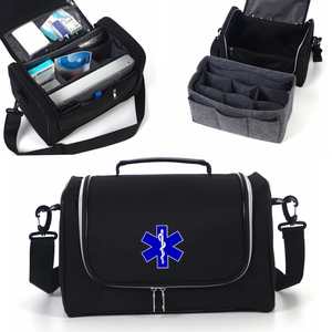 Ensemble de trousse de premiers soins étanche sac médical voyage en plein air sac de médecine infirmières sac de rangement médecin avec bandoulière Oem - Product Image 2