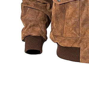 Veste coupe-vent imperméable en cuir véritable de qualité supérieure aux meilleurs prix pour hommes, teinte unie, pour l'hiver, dans toutes les tailles, vente en ligne disponible - Product Image 6