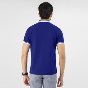 เสื้อโปโลพรีเมียม 200 GSM ผ้าฝ้ายผสมโพลีเอสเตอร์ ดูแลง่าย ระบายอากาศได้ดี เสื้อผ้าลำลองบุรุษ รับผลิตแบบ OEM แบรนด์ส่วนตัว โรงงานผู้ผลิต - Product Image 6