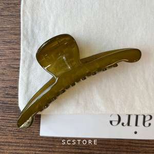 مشابك شعر بلاستيكية كبيرة شفافة بأسلوب أوروبي أمريكي، مشابك شعر بنية اللون للاستخدام اليومي، بيع بالجملة بكميات كبيرة، جودة عالية ومتينة - Product Image 5