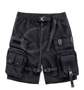 Short cargo durable et confortable pour motif personnalisé pour une utilisation en extérieur Short multi-poches pour hommes - Product Image 4