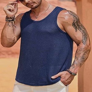 Nueva Llegada, Camiseta sin Mangas Personalizada para Hombre, Lisa, Transpirable, Nuevo Diseño, Camiseta sin Mangas para Hombre en Venta en Línea - Product Image 5