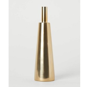Florero de Metal de decoración con acabado dorado de buena calidad, florero de Metal de latón de diseño hecho a mano de fabricante al por mayor - Product Image 4