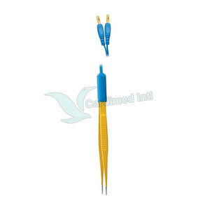 Fórceps bipolares de diseño superior Fórceps curvos bipolares de alta calidad Fórceps en ángulo aislados de 22 cm - Product Image 5