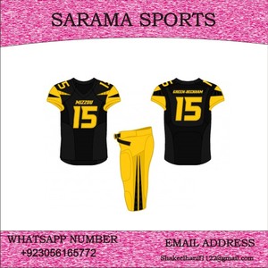 Venta al por mayor de calidad única personalizada uniforme de fútbol americano/equipo 100% poliéster uniforme de fútbol americano, - Product Image 6