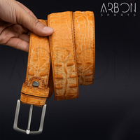 Ceinture en cuir texturé de 35 mm de large, fabriquée au Pakistan par un bon fournisseur, logo personnalisé imprimé, nouvelle tendance, service OEM ODM, prix de gros