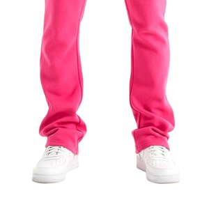 Unisex Custom <b>Jogger</b> Pants Light Wash Sun Faded Distressed <b>Stacked</b> Flare <b>Jogger</b> Pants Eco-Friendly Casual <b>Jogger</b> Pants 2026 - Product Image 3