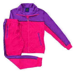 ชุดจ็อกเกอร์มีฮู้ดแบบมีซิปดีไซน์ทูโทนใส่ได้ทั้งชายและหญิงชุดใส่วิ่งพร้อมกระเป๋าข้างชุดเปล่าสินค้ามาใหม่ - Product Image 1