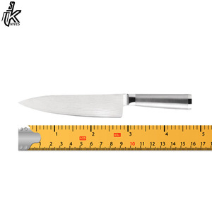 Juego de cuchillos de chef de acero Damasco para cocina profesional hecho a mano, diseño personalizado de alta calidad, corte con mango de madera dura de acero inoxidable - Product Image 6