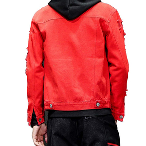 แจ็กเก็ตผ้ายืดลายพรางของผู้ชายเสื้อแจ็กเก็ตผ้ายีนส์ยืดได้ด้านหน้าสไตล์ลำลองระบายอากาศฤดูใบไม้ผลิ2026 Hi - Product Image 2