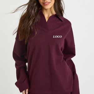 Sweat-shirt en polaire pour femme de qualité supérieure, tissu doux au toucher, pull décontracté, sweat-shirt en polaire lourd pour femme 2026, pull confortable - Product Image 1