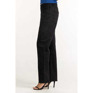 Jeans Básicos Negros de Mezclilla WM-JNS-WS23-014, un Elemento de Moda Elegante y Sencillo - Product Image 4