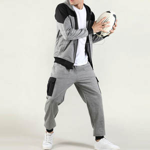 Survêtements grande taille à logo personnalisé à usage extérieur pour hommes Survêtement pour hommes en matériaux durables de style dernier cri - Product Image 5