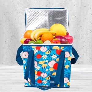 Bolsa de almuerzo impermeable de moda OEM/ODM con logotipo personalizado, aislamiento térmico, para picnic y entrega de alimentos. - Product Image 5