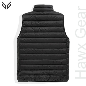 Chaqueta acolchada profesional ajustada para hombre para uso en exteriores de invierno Tela de lona personalizable - Product Image 2
