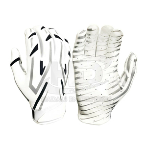 Gants collants unisexes de réception en cuir léger et respirant à écran tactile du football américain vente en gros - Product Image 4