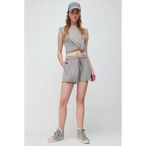 Shorts décontractés pour femmes, coupe régulière, taille élastique avec cordon de serrage, taille XS, modal, mode, ajustable avec poches - Product Image 1