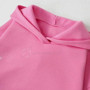 2023 XS tamaño de alta calidad de las mujeres Casual Sudadera con capucha pantalones cortos conjunto transpirable tejido polar cordón personalizado diseño sólido hasta la rodilla - Product Image 3