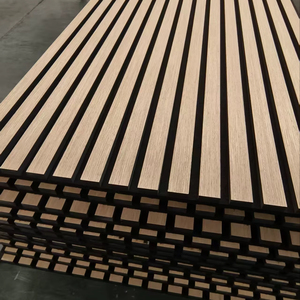Pannelli Acustici in Legno Massello dal Design Moderno, Decorazione Murale Esagonale <span class=keywords><strong>Fonoassorbente</strong></span> per Ufficio - Product Image 1