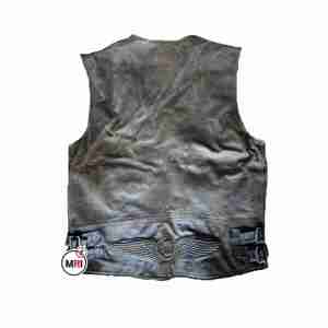 Dernières vestes de course à la mode Nouveau design Gilet en cuir Veste de gilet en peau de vache en denim à la mode et respirante - Product Image 5