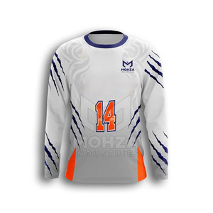 Camiseta de Baloncesto de Manga Larga con Cuello Redondo para Hombre, Diseño Moderno, Color Sólido, Secado Rápido, Transpirable, Spandex/Poliéster, Cómoda y de Alta Calidad - Product Image 3