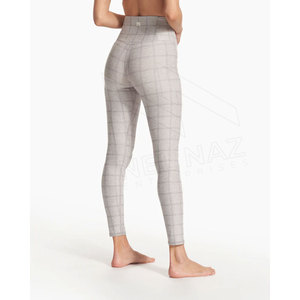 Pantalones de entrenamiento de gimnasio XL para mujer superventas, mallas de Yoga de estilo sólido con decoración de malla, ropa de Fitness sin costuras - Product Image 2