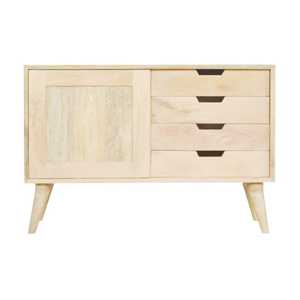 ตู้ลิ้นชักประตูบานเลื่อนทำจากไม้มะม่วงอ่อนแบบทันสมัยพร้อมลิ้นชักตู้เก็บของในห้องนั่งเล่น - Product Image 2