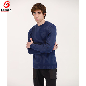 <b>Men's</b> 100% Cotton Oversized Fit Streetwear Hoodies and Sweatshirts Custom Print Logo Blank Thick Heavyweight for Winter - Product Image 3