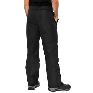 Pantalon de neige pour homme grande taille, couleur noire, fermeture éclair, imperméable 10 000 mm, coupe-vent, respirant, séchage rapide, sports d'hiver en plein air - Product Image 2