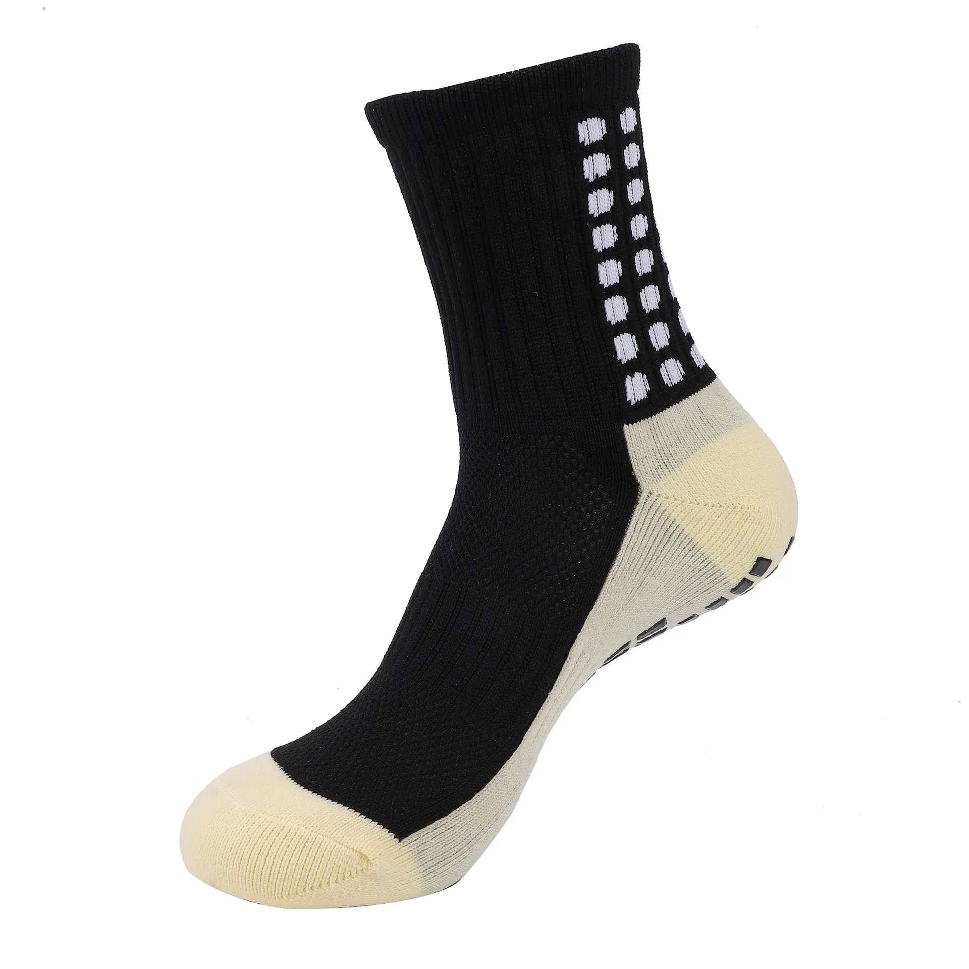 Professional Training Thin Breathable Solid Color High Stretch Football Socks