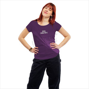 Camiseta de manga corta para mujer, cómoda, informal, para uso diario, diseño moderno y elegante, tela suave y cómoda - Product Image 2