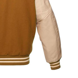 Custom High Quality Unisex Varsity Jacket Windproof Breathable Casual Winter Embroidered Solid <b>Button</b> Closure - Product Image 5