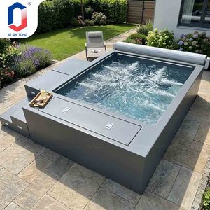 Piscina exterior, diseño de piscina al aire libre, carcasa de piscina de fibra de vidrio en venta, piscina rectangular de fibra de vidrio, piscina jacuzzi prefabricada para el hogar, piscina de verano. - Product Image 1